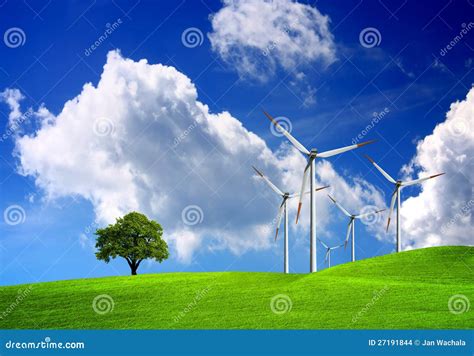 Nature And Technology Stock Photo Image Of Field Electric 27191844