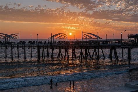 Sunset at Redondo Beach Pier Photograph by Ronald Dukat