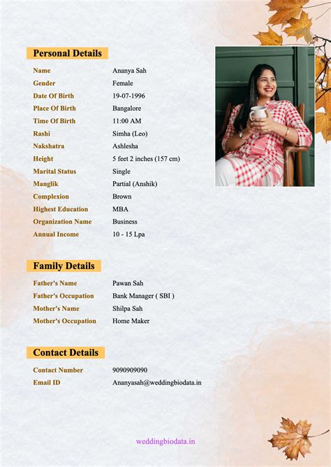 Marriage Biodata Pdf 6