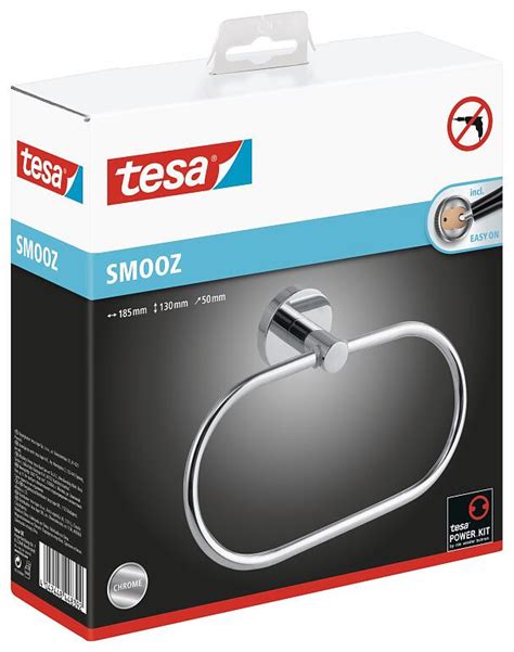 Tesa Smooz Handtuchhalter Ring Verchromt Inkl Klebel Sung Tesa