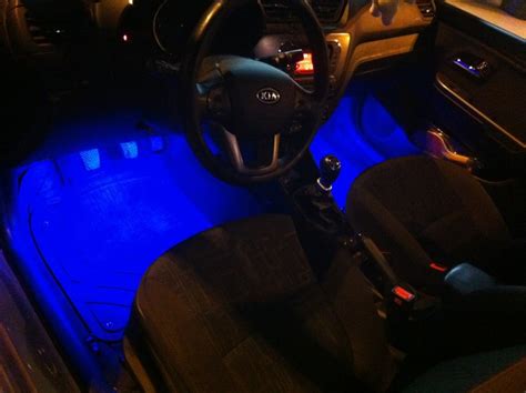Подсветка в салоне — KIA Rio (3G), 1,6 л, 2012 года | тюнинг | DRIVE2