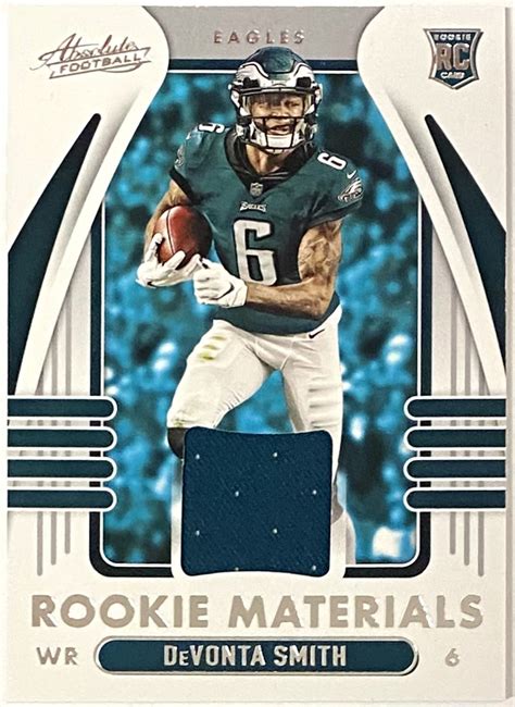 DeVonta Smith 2021 Panini Absolute Football Philadelphia Eagles Rookie