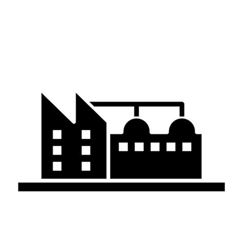 Premium Vector Factory Icon Vector On Trendy Design