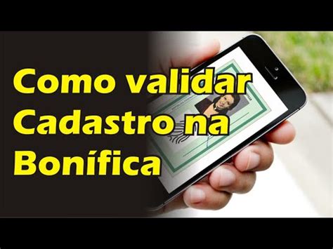 Validar sua conta na Bonífica YouTube