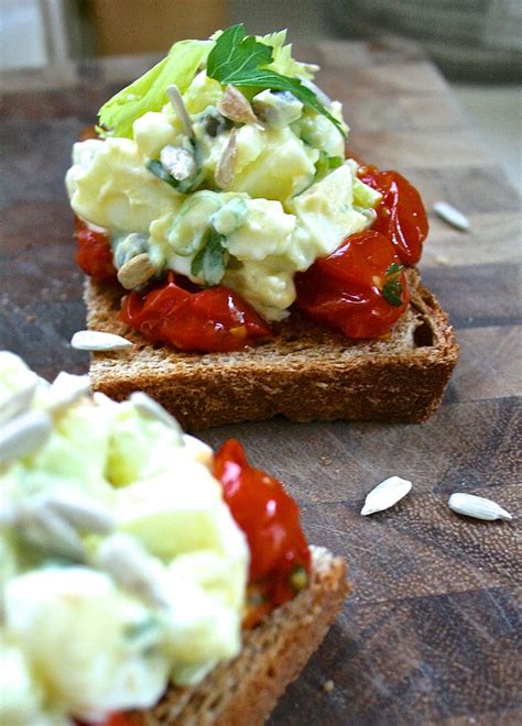 Egg Salad + Tomato Jam Sandwich | father's workshop