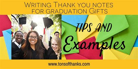 Thank you note examples for graduation gifts with tips and examples