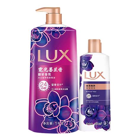 Lux力士沐浴乳霓光墨兰香幽莲魅肤 1kg350g