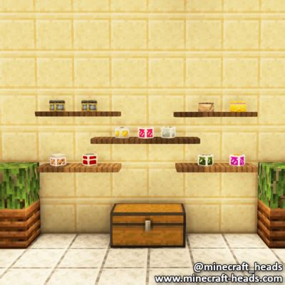 Filled Shelves - Minecraft-Heads.com