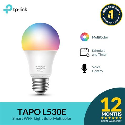 Tp Link Tapo L E L E Smart Wi Fi Light Bulb Multi Color Schedule