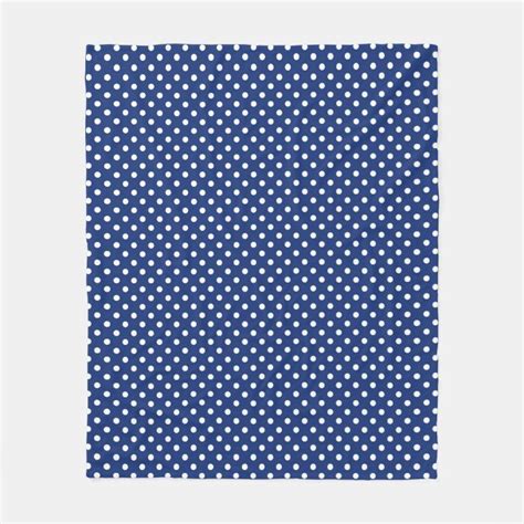 Pattern With White Polka Dots Fleece Blanket Zazzle Pattern Polka