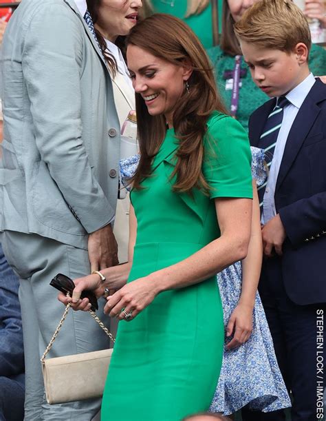 Kate Middleton Continues Her Reign As The Queen Of Green At Wimbledon