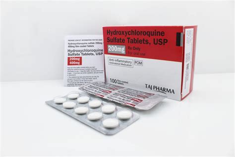 Hydroxychloroquine Sulphate 200mg Tablets Suppliers Dealers Pan India Taj Generics