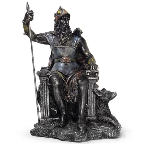 Odin Estatua Estatueta Decora O Sabedoria N Rdico Resina Submarino