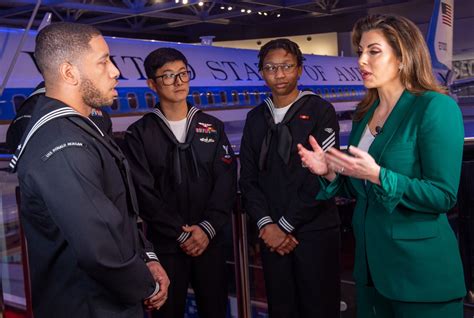 Dvids News Uss Ronald Reagan Sailors Attend Reagan National Defense