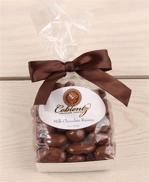 Handmade Milk Chocolate Raisins | Coblentz Chocolates