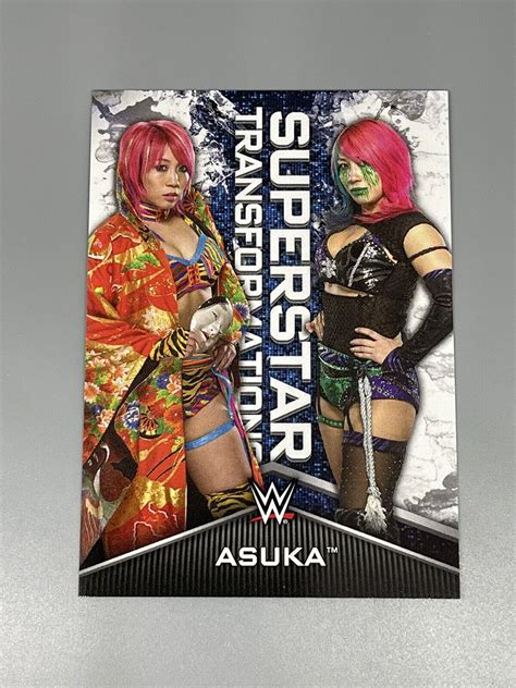 Asuka Topps Wwe Womens Division Superstar Transformations St Ebay