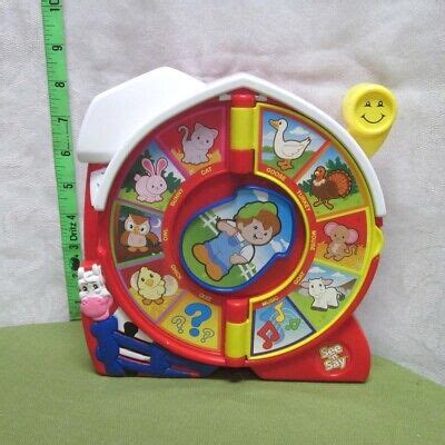 SEE 'N SAY World of Animals talking toy Mattel pets & farm 2003 spinner B7593 885713644136 | eBay