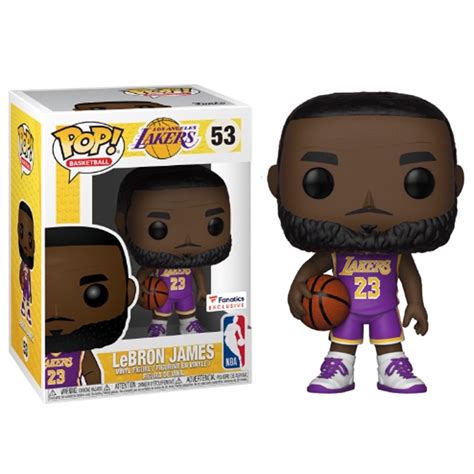 Funko Pop Basketball Lebron James 53 Exclusivo Original Moça do Pop