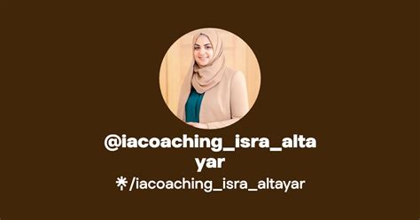 Iacoaching Isra Altayar Linktree