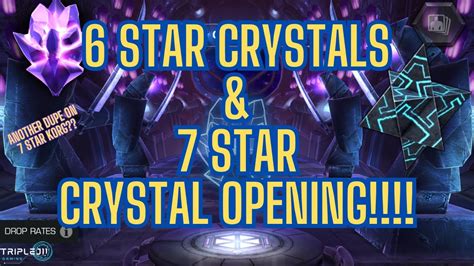 Opening Some 6 Star Crystals A Tech Nexus And One 7 Star Crystal Opening Duping Another 7