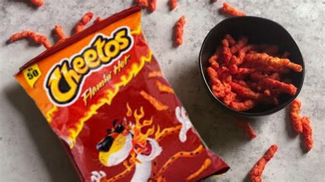 Satisfying Asmr With Cheetos Flamin Hot Youtube