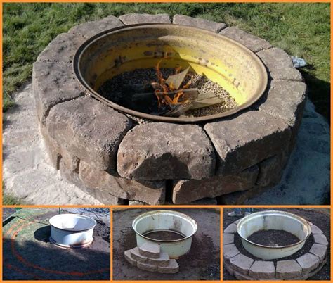 Backyard Fire Pit DIY