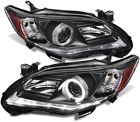 Amazon Akkon For Honda Accord Black Bezel Dual Halo Ring Drl Led