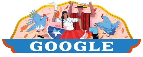 Chile National Day 2024 Doodle - Google Doodles