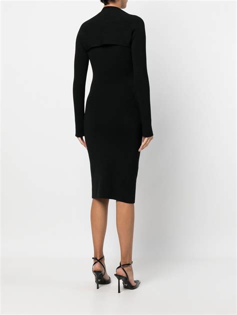 Tom Ford Cut Out Ribbed Midi Dress Farfetch