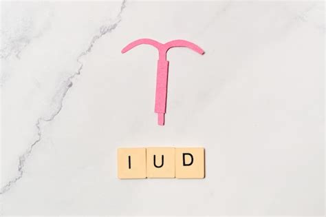 Premium Photo Iud Contraceptive Method Concept And Sex Education