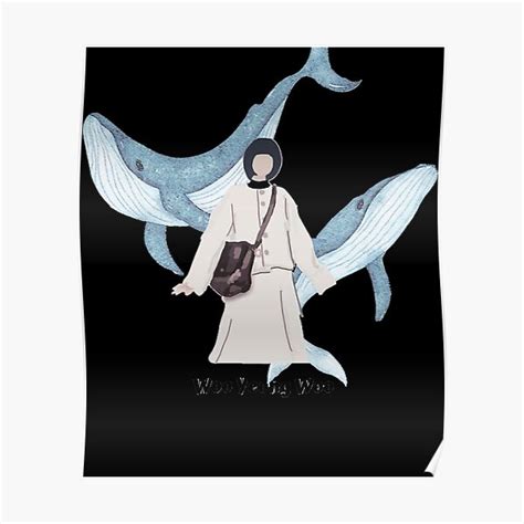 Woo Yeong Woo Two Whale Background Classic Poster For Sale By