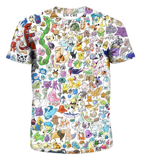 Pokemon T Shirt Vetements Tiques Pok Mon