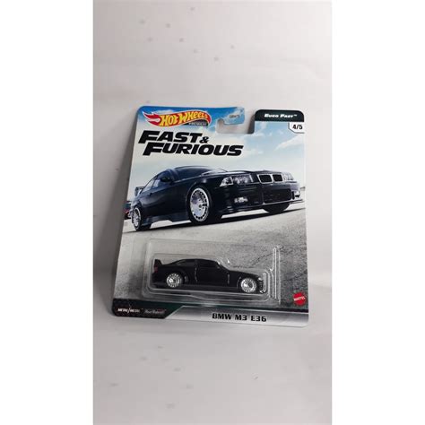 Hotwheels Rodas Quentes Rápidas E Furiosas euro Rápido bmw m3 e36