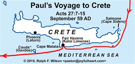 Apostle Paul Maps Of His Journeys