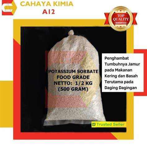 Jual Potassium Sorbate Food Grade Ex RRC Mupro 500 Gram 1 2 Kg