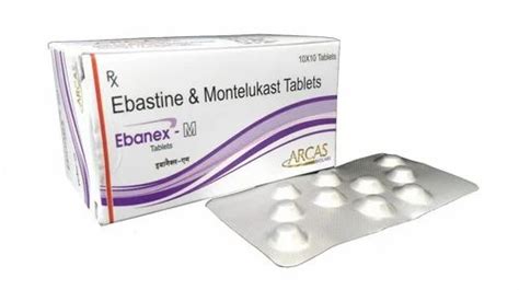 Ebastine And Montelukast Sodium Tablets At Rs 200 0 Stripe