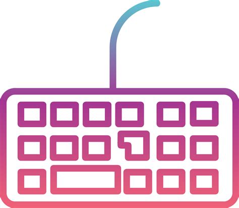 Keyboard Vector Icon 16819917 Vector Art at Vecteezy