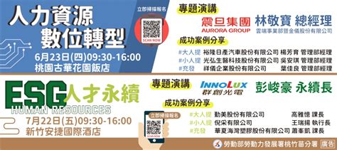 數位轉型x永續發展 桃竹苗分署兩場創新講座引領企業升級歡迎參加