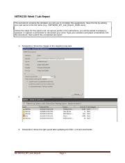 NETW230 W7 Lab Report V2 Docx NETW230 Week 7 Lab Report This