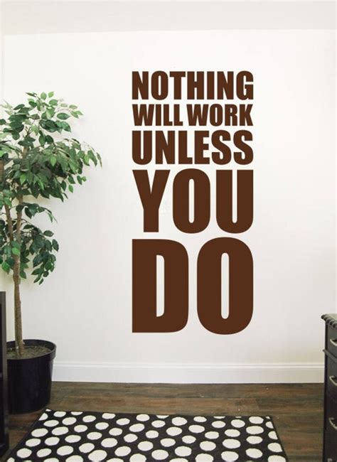 Motivational Wall Decal Gym Wall Decal Large Inspirational Etsy