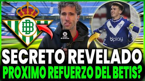 Atenci N B Tico Este Joven Puede Reforzar Al Betis Ultimas