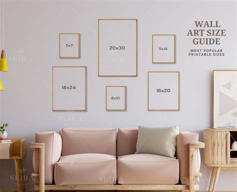 Wall Art Size Guide Frame Size Guide Print Size Guide Comparison