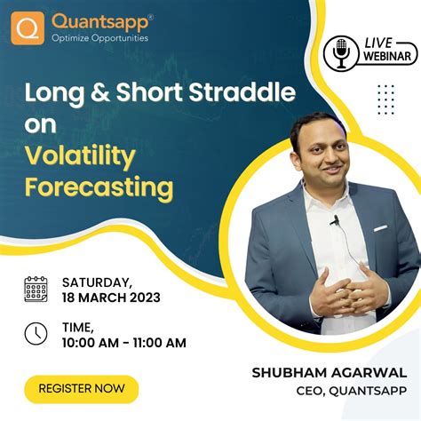 Quantsapp On Twitter Webinar On Volatility Forecasting On Mar