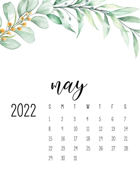 11 Sensational May Aesthetic Calendar Images Clarissa Barker