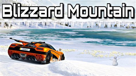 Blizzard Mountain Expansion Forza Horizon 3 Deep Snow Ice Lake