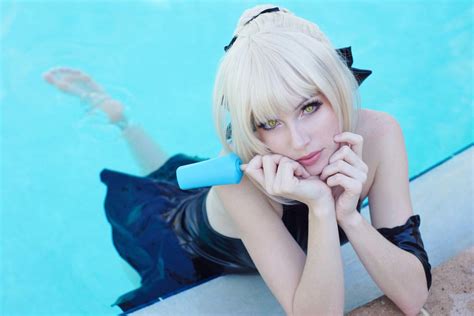 🔥 Hot Cosplay Models 🔥 On Twitter Swimsuit Saber Alter Iii By Megancoffey 💙💜💙💜 Check Out More