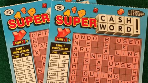 2 More Super Cashword Tickets Texas Lottery Scratch Offs YouTube