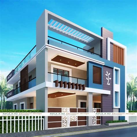 Bedrooms Sq Ft Modern Duplex Home Design Artofit