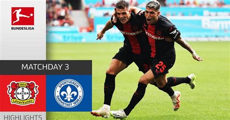 Resultados Bayer Leverkusen Darmstadt 5 1 3ª jornada de Bundesliga