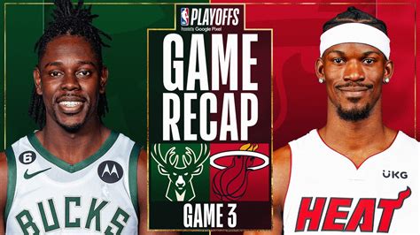 Game Recap Heat Bucks Vid O Dailymotion